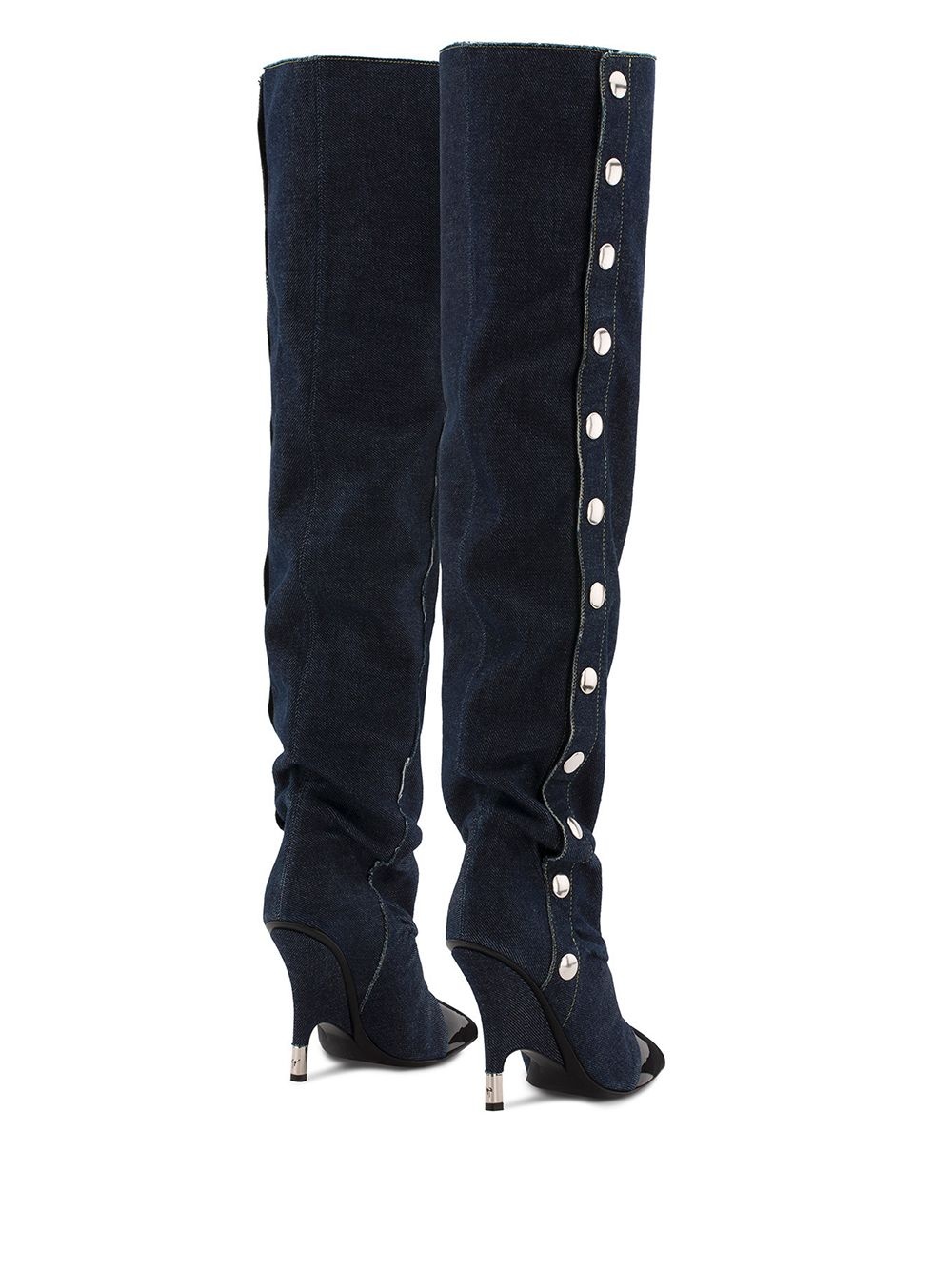 Harper stud-detail knee-high boots - 3