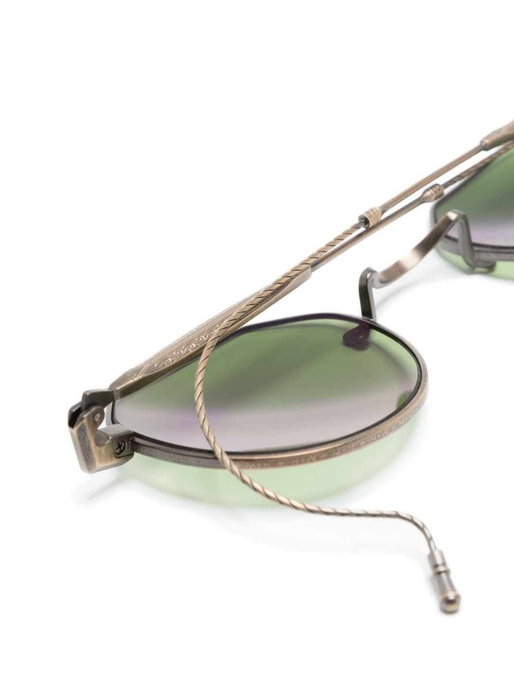 round-frame tinted-lenses sunglasses - 3