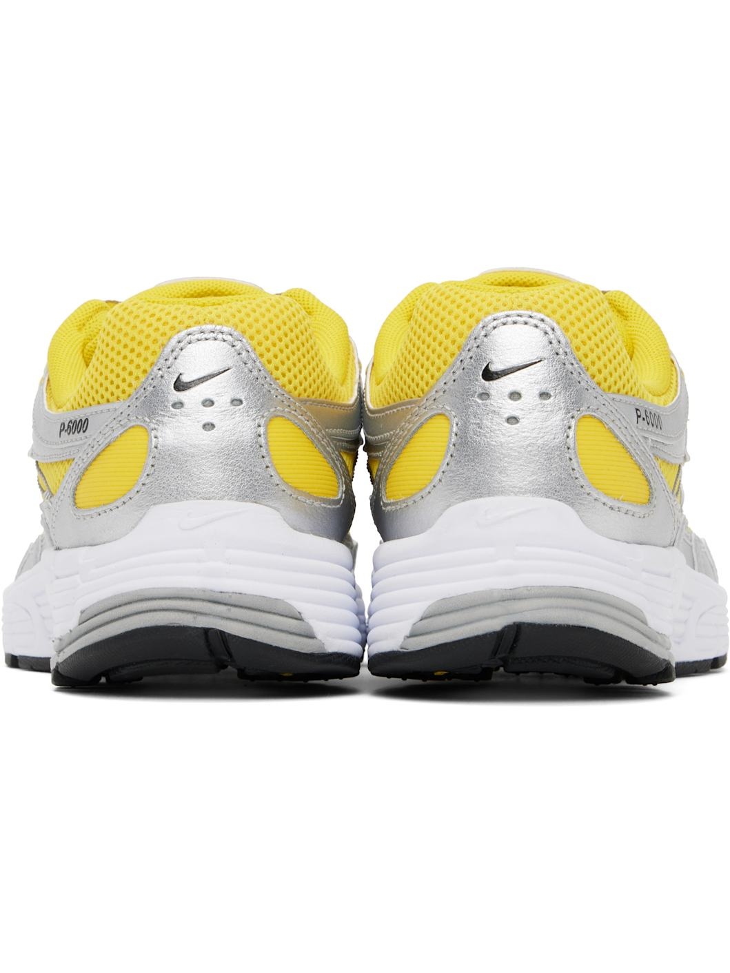 Silver & Yellow P-6000 Sneakers - 2
