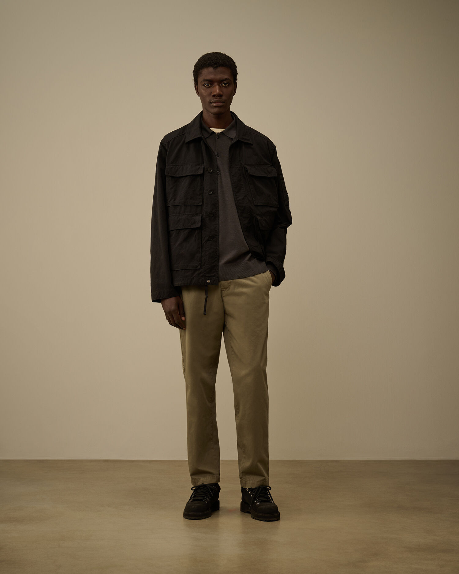 Extrafine Merino Wool Polo Sweater - 2