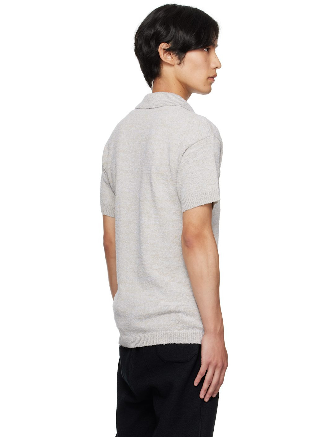 Beige Patch Pocket Polo - 3