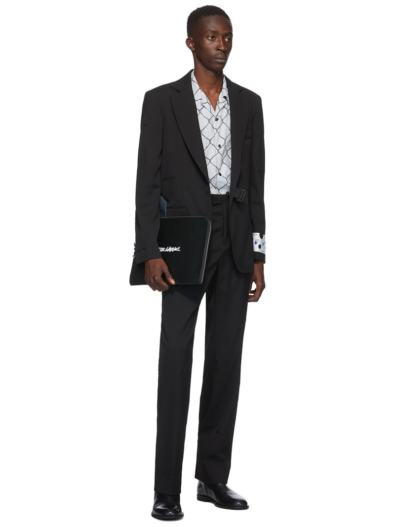 Off-White Black Formal Trousers outlook