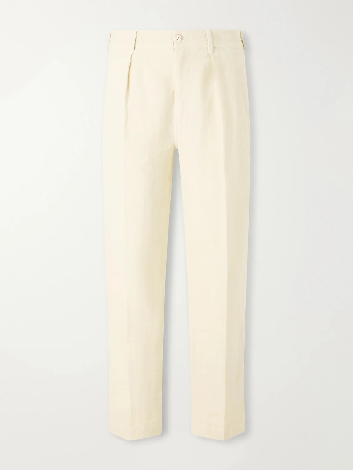 Games Linen Straight-Leg Trousers - 1