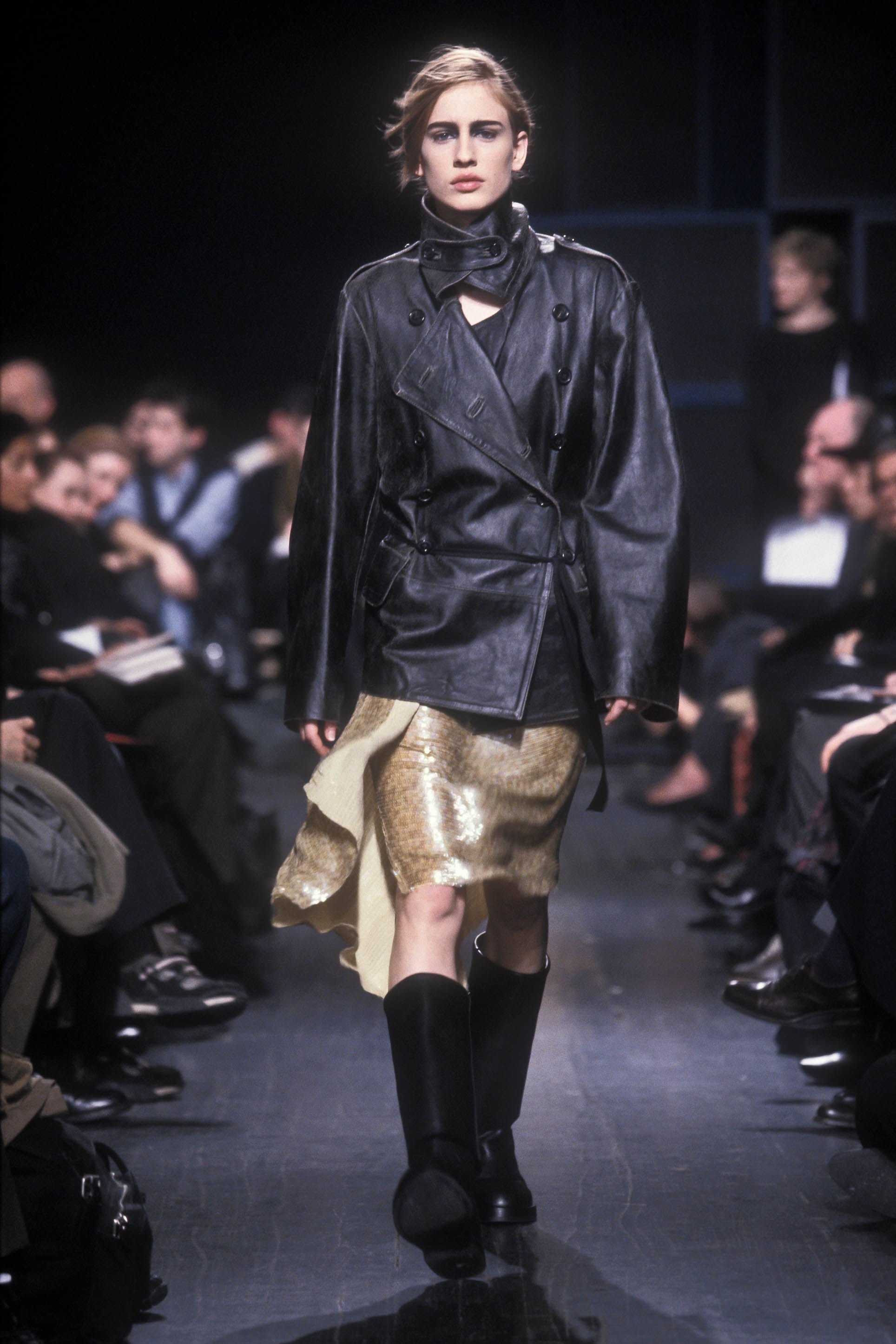 Ann Demeulemeester Fall 2000 Folded Thigh High Boot 43 - 13