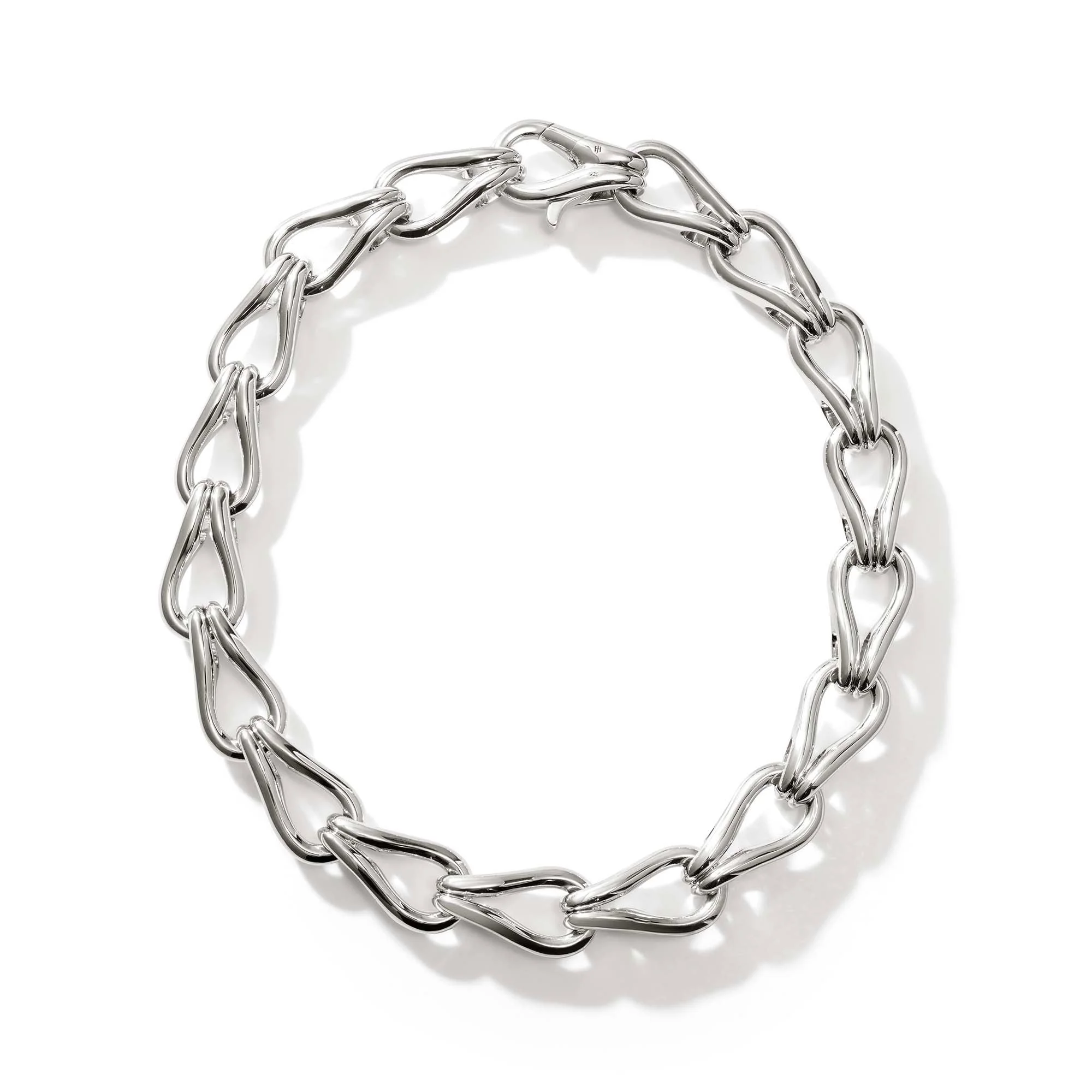 Surf Necklace, Sterling Silver, 18MM - 1