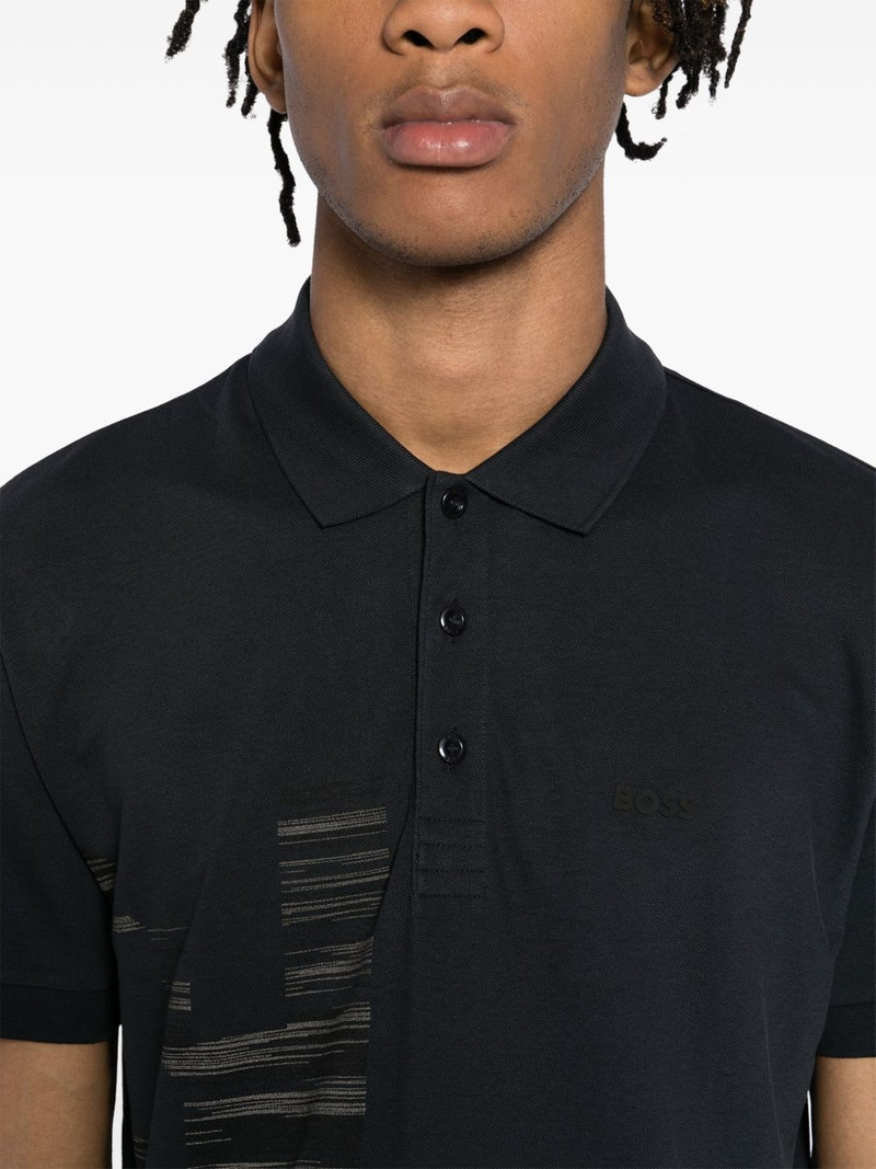 graphic print polo shirt 5