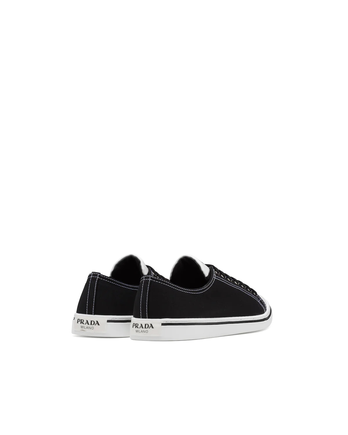 Cotton gabardine pointy sneakers - 3