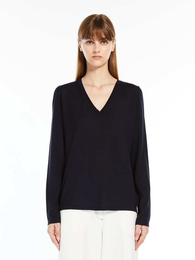 CAVOUR Wool knit V-neck jumper 3