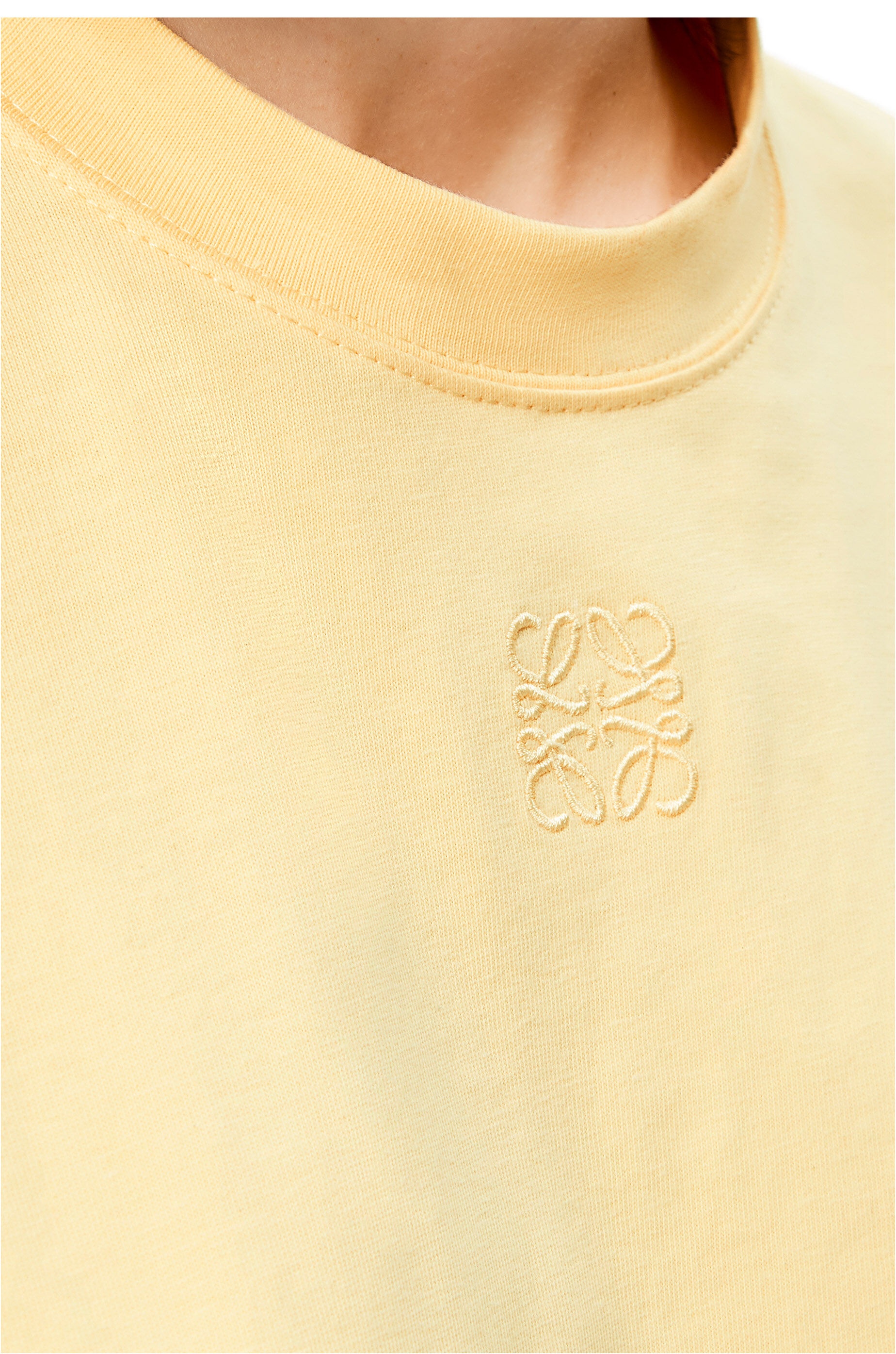 Cropped Anagram T-shirt in cotton - 5