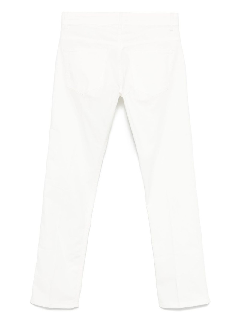 LARDINI embossed-buttons jeans outlook