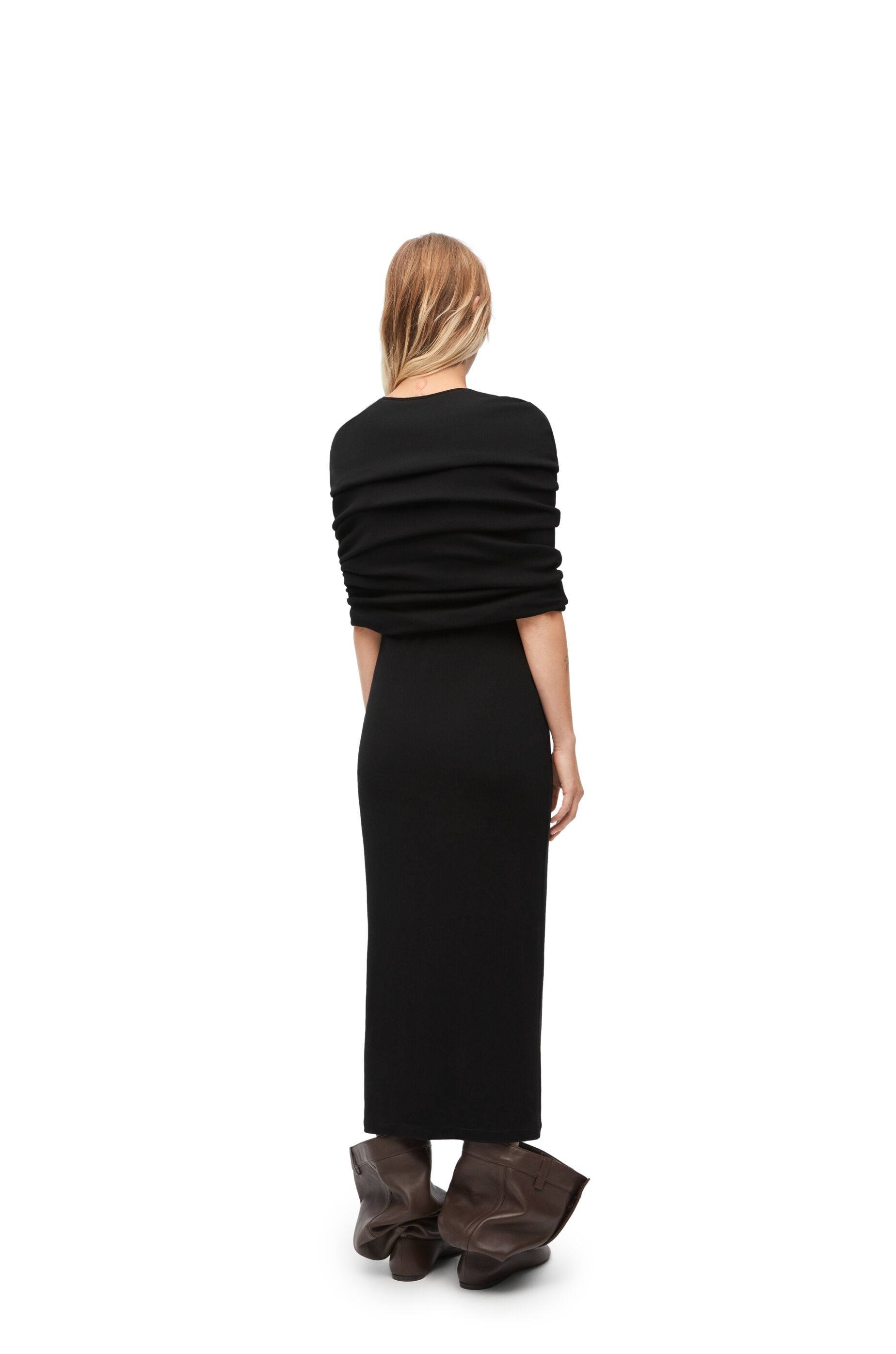 Loewe Cape tube dress in cotton | REVERSIBLE