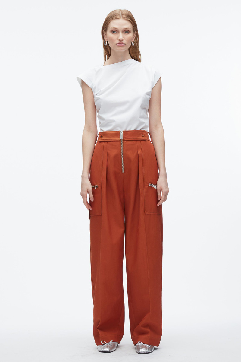3.1 Phillip Lim Double Zip Wide Leg Pant outlook