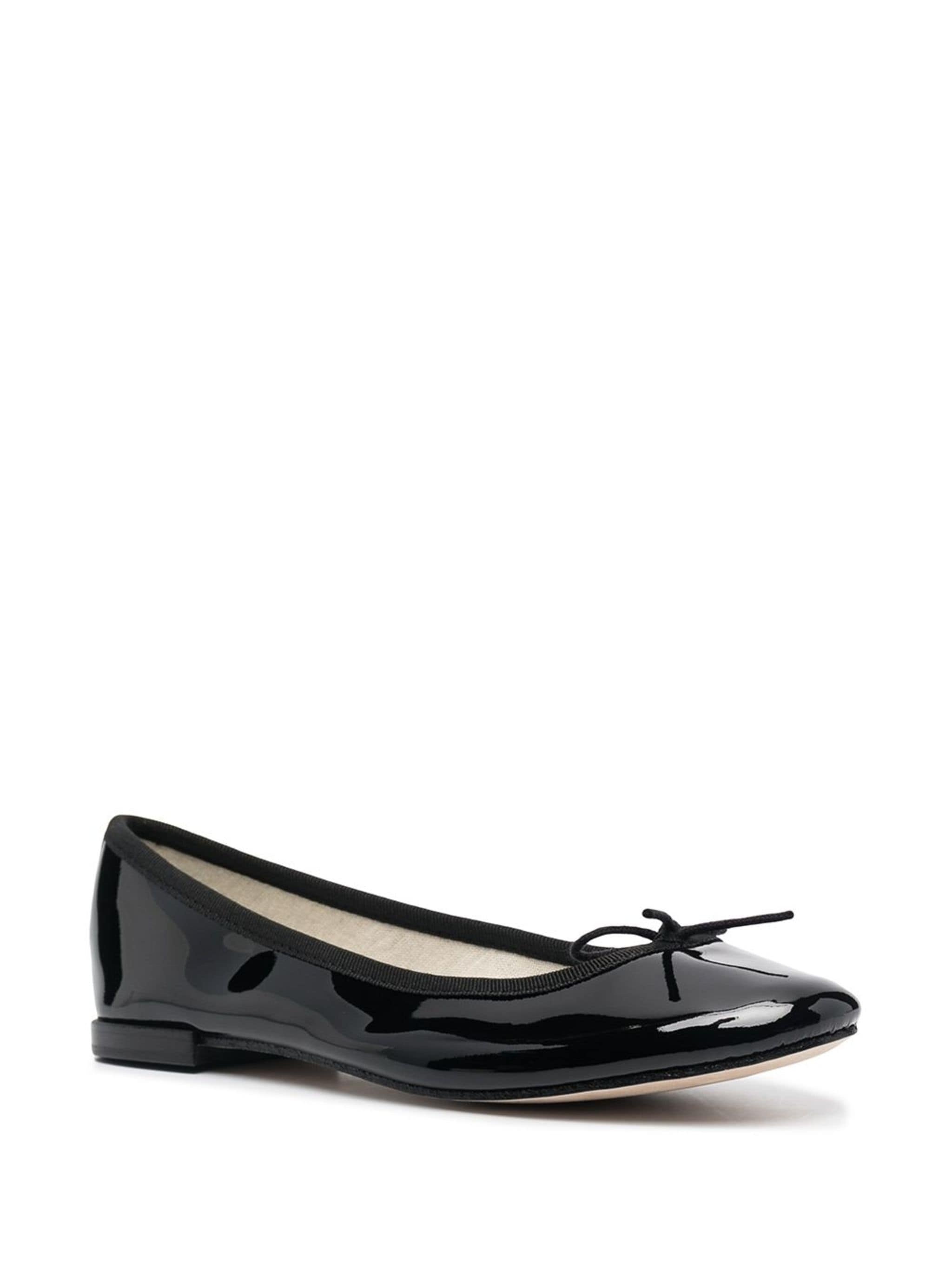 glossy flat ballerina shoes - 2