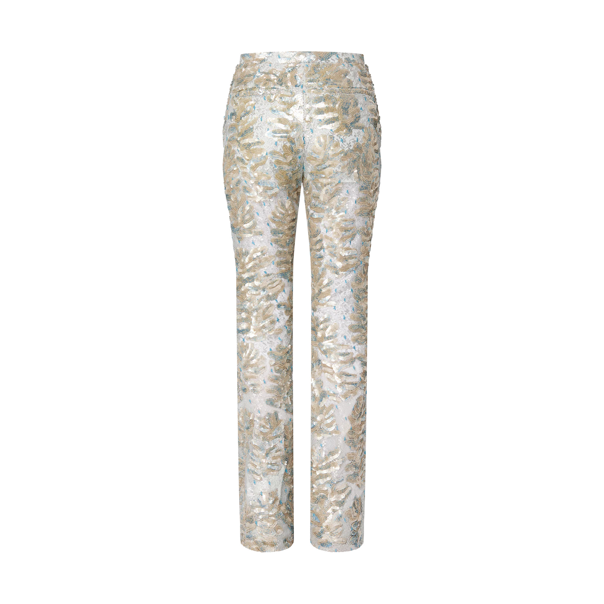 Scale Sequin Tailored Pants - 3