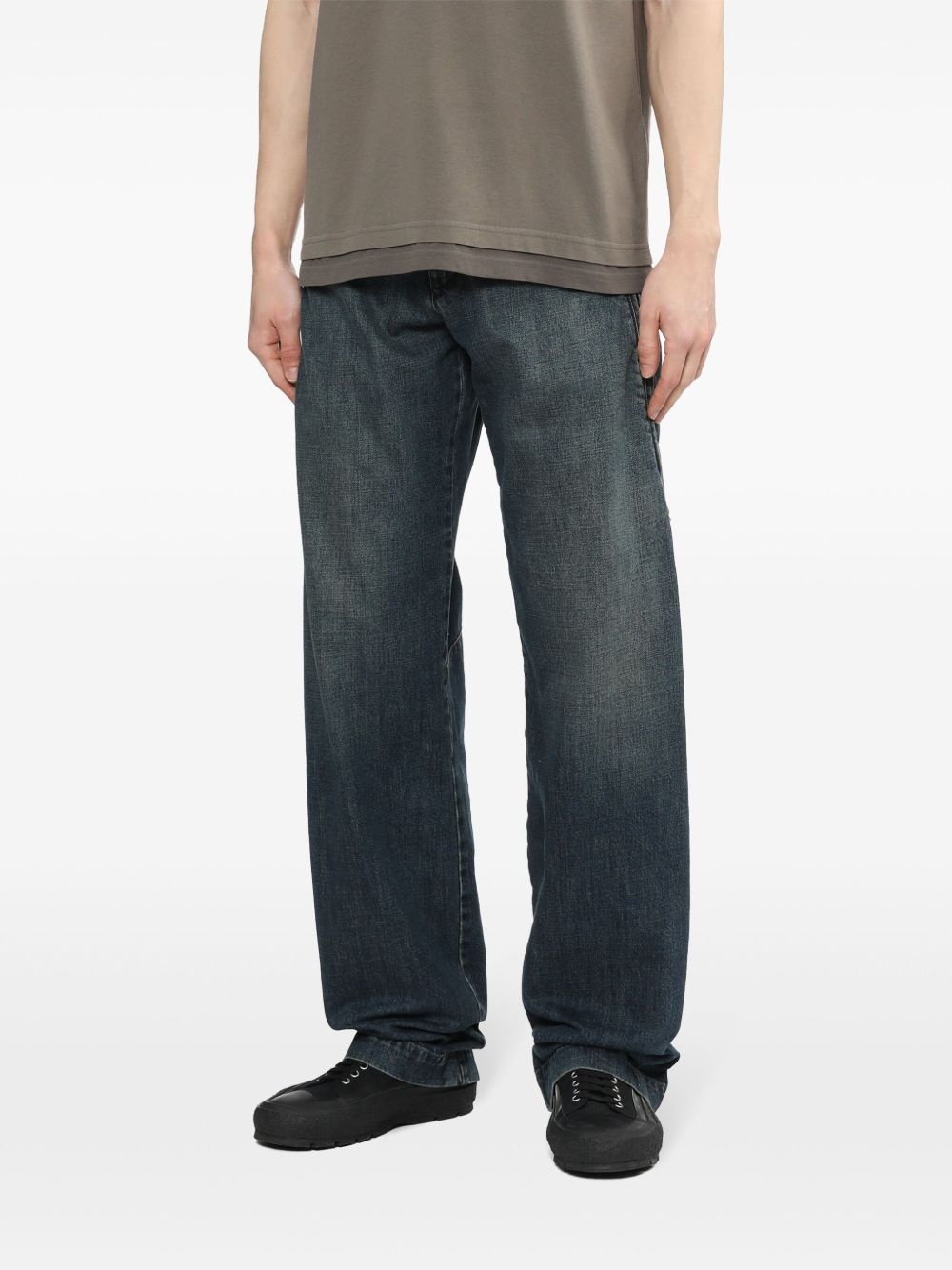 mid-rise wide-leg jeans - 3