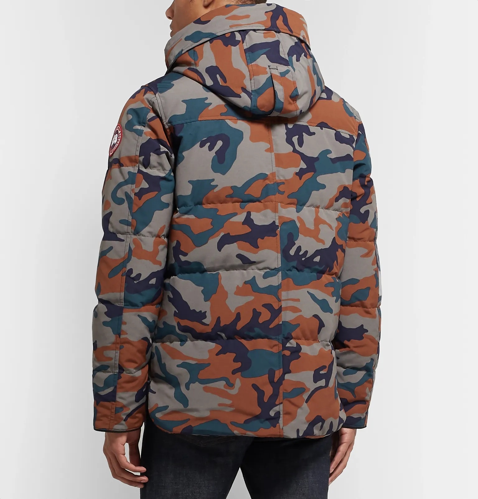 MacMillan Slim-Fit Camouflage-Print Quilted Arctic Tech Hooded Down Parka - 5