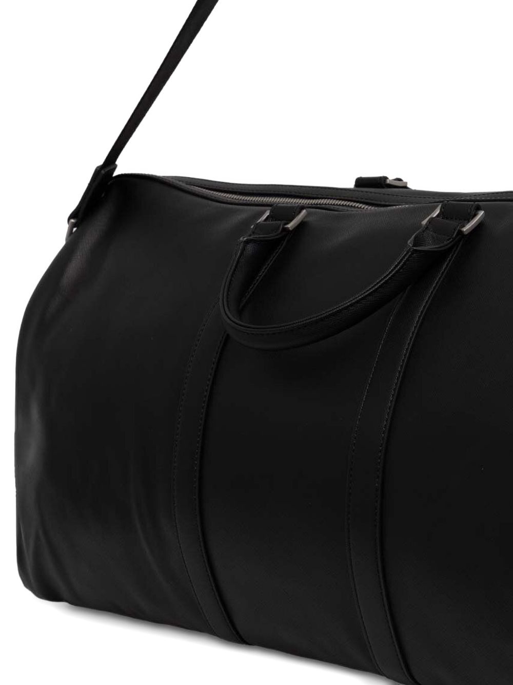 logo-plaque weekender bag - 3