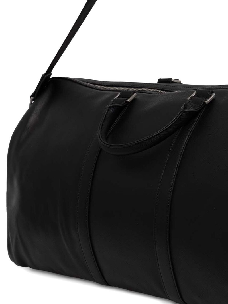 logo-plaque weekender bag 3
