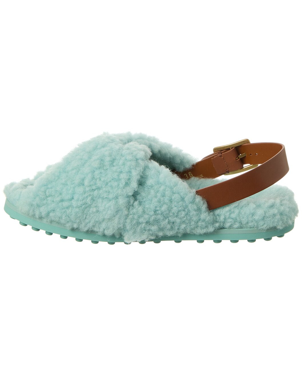 TOD’s Shearling & Leather Sandal - 2
