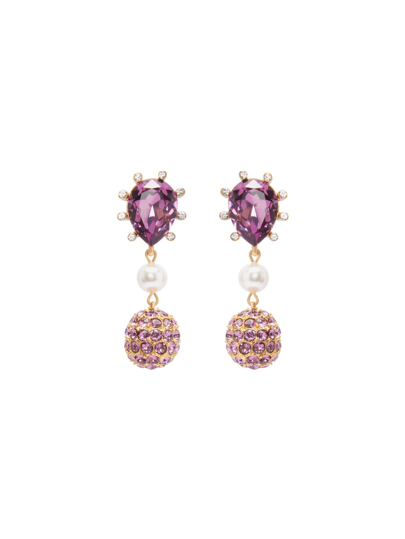 CACTUS PEARL DROP EARRINGS - 1