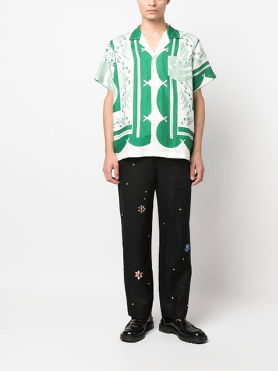 BODE Willow graphic-print shirt outlook