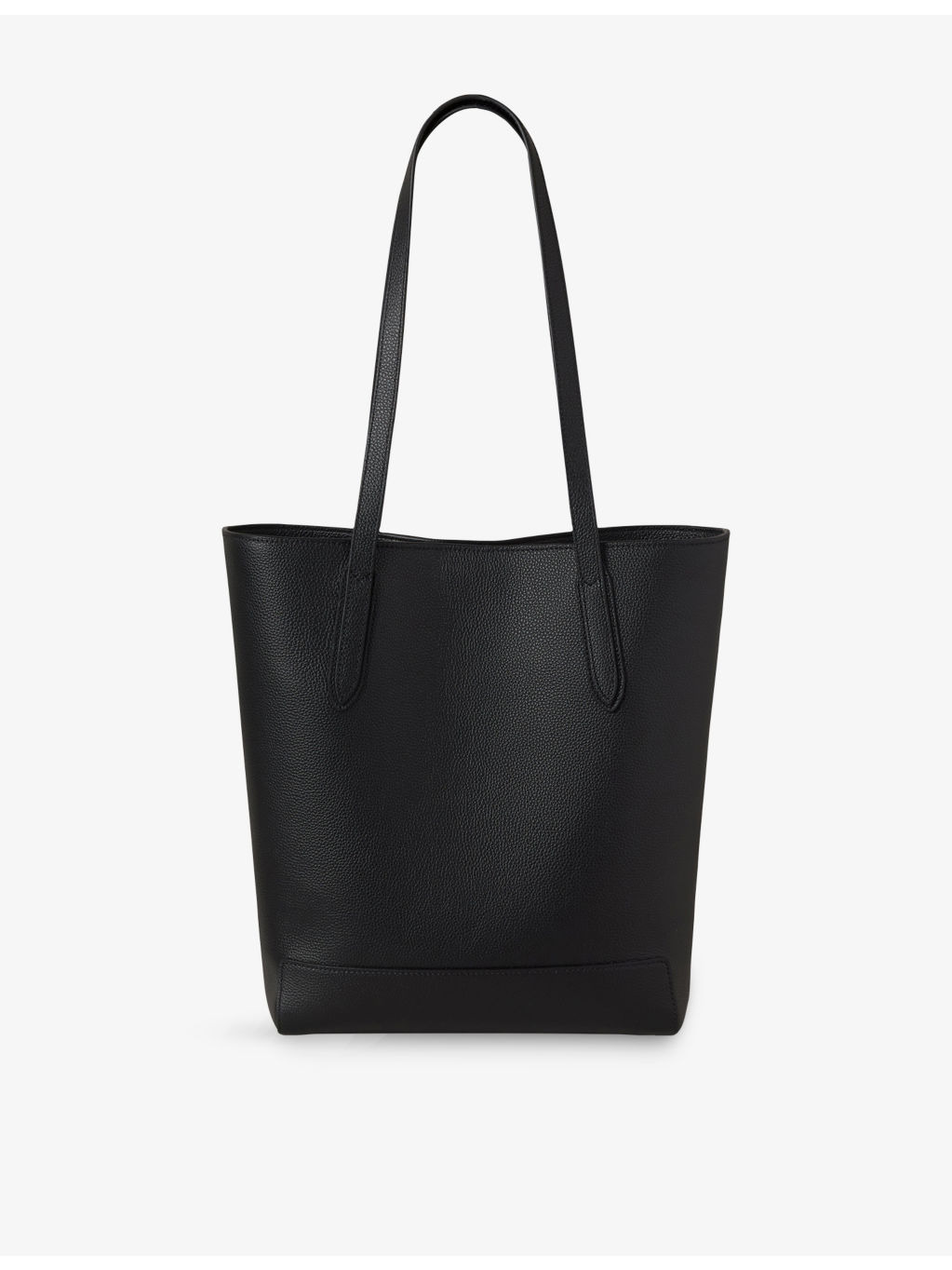 North South Leather Shopper Bag - 4