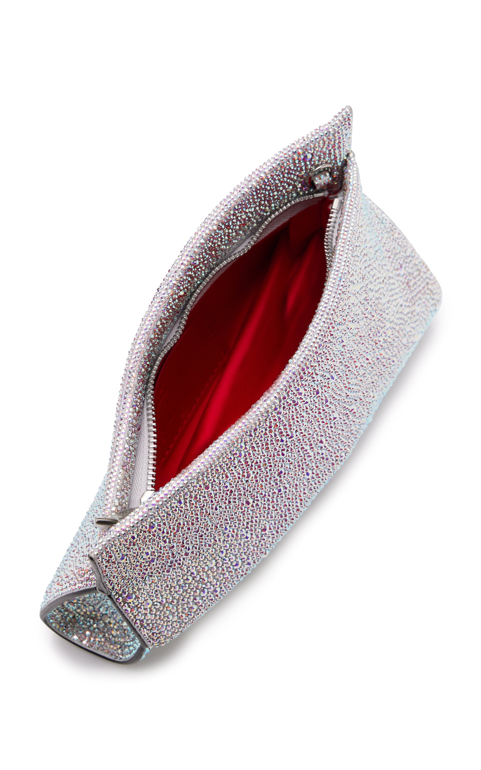 Loubitwist Small Crystal Clutch silver - 6