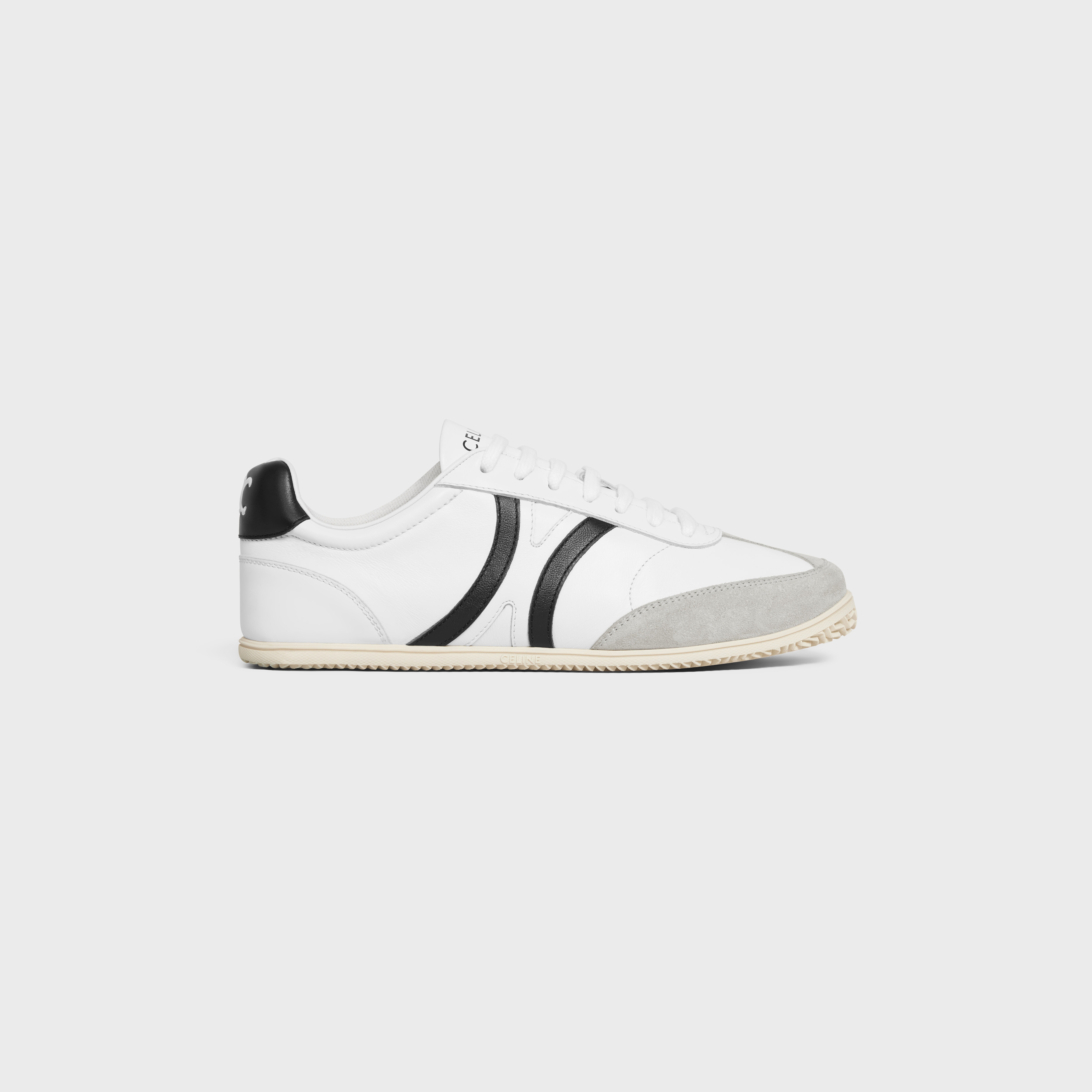 CELINE JOGGER LOW LACE-UP SNEAKER in CALFSKIN & SUEDE CALFSKIN - 1