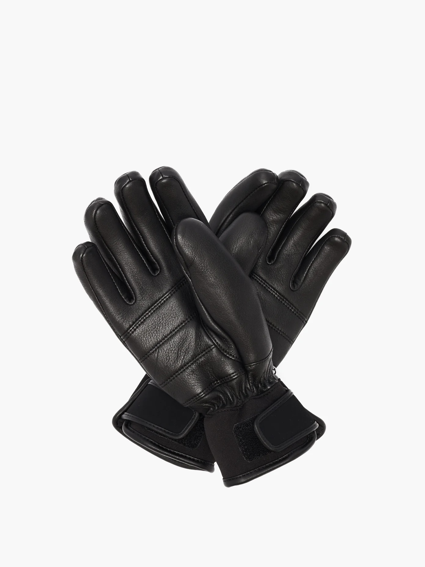 Thea technical leather ski gloves - 4