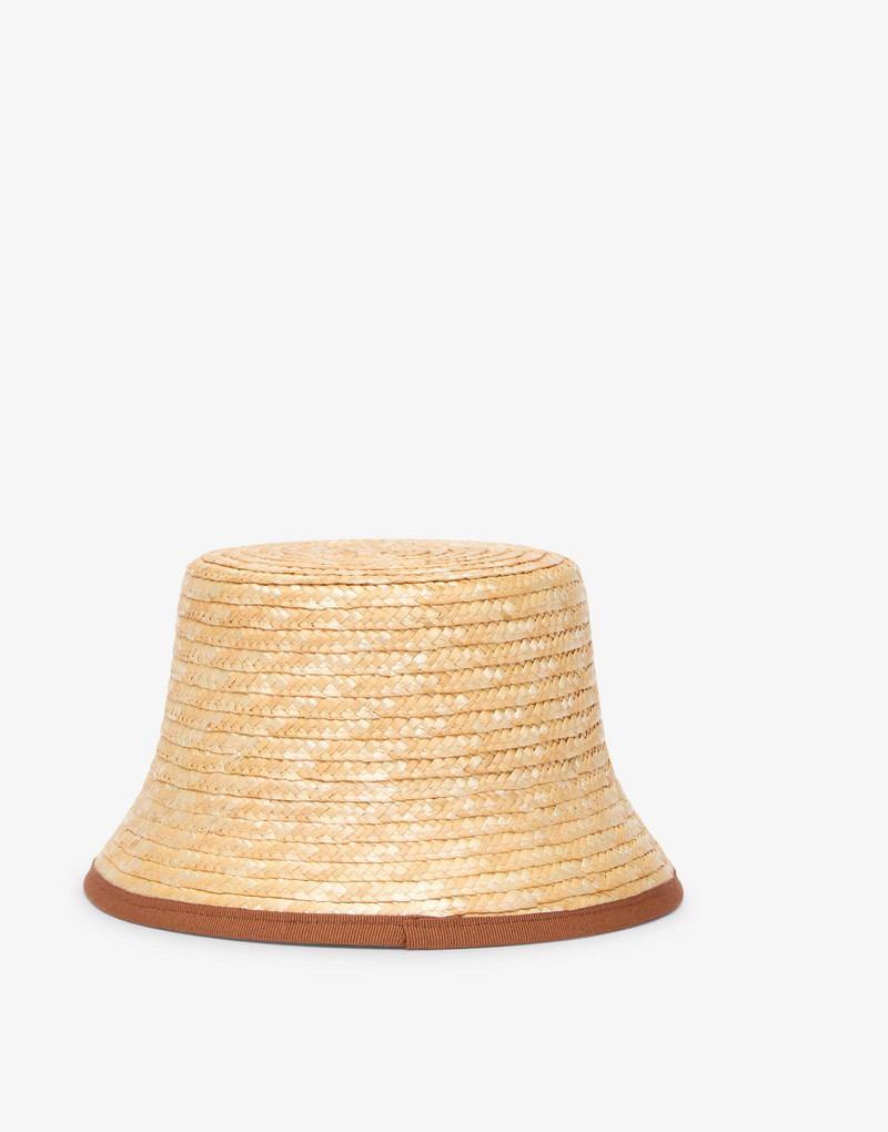 STRAW BUCKET HAT 1