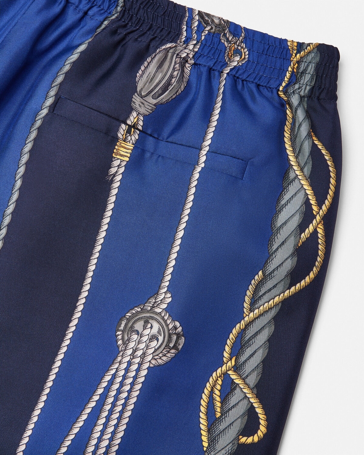 Versace Nautical Silk Shorts - 5