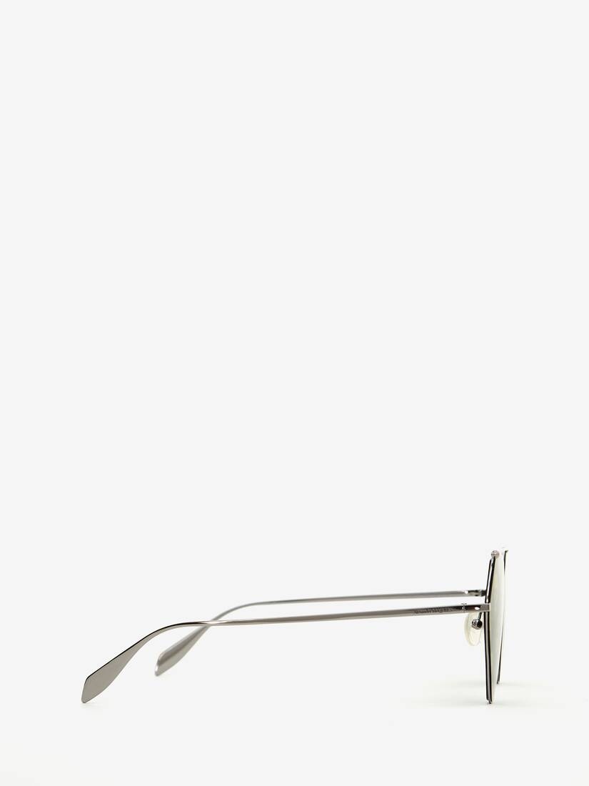 Top Piercing Sunglasses in Ruthenium - 2