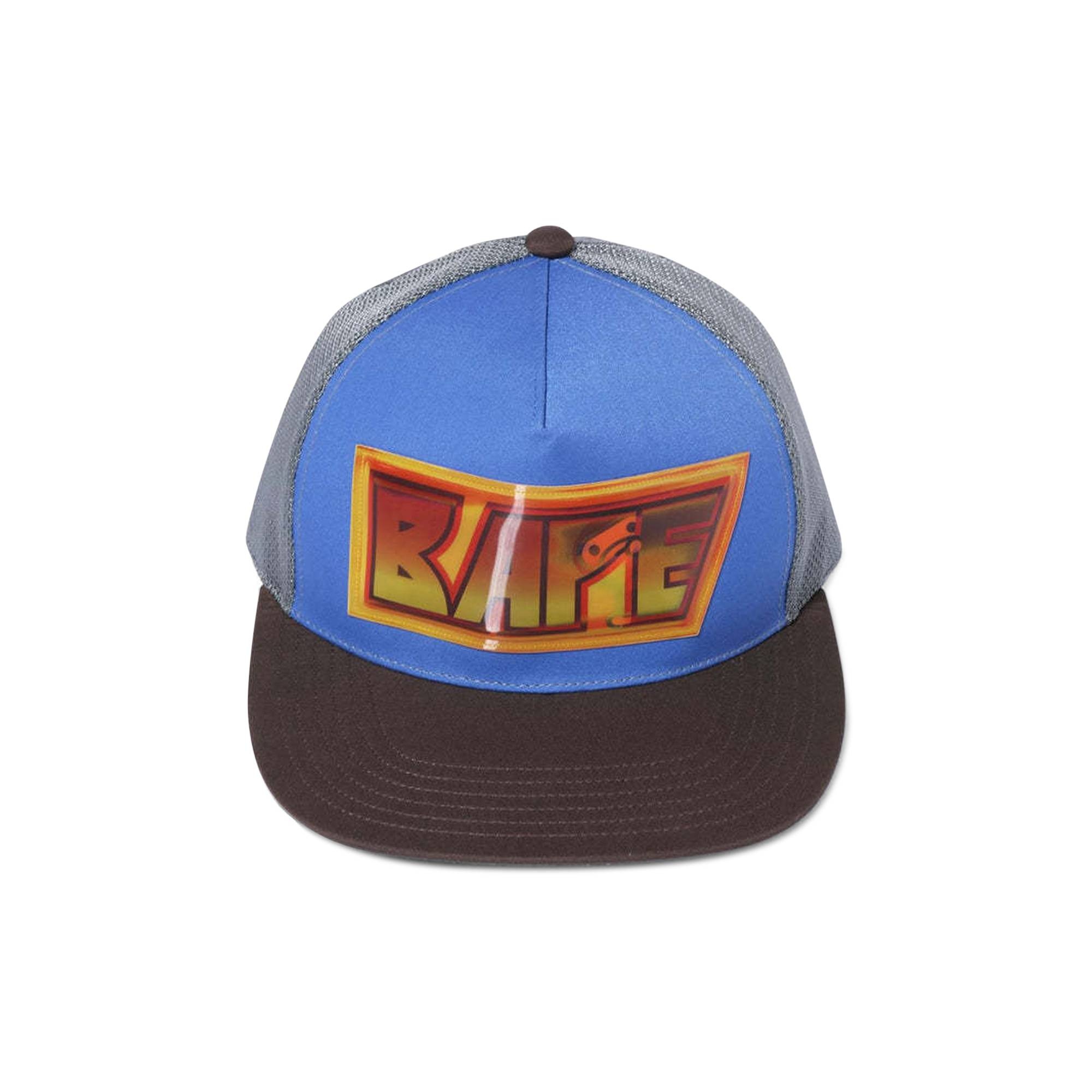 BAPE Lenticular Emblem Mesh Cap 'Blue' - 1