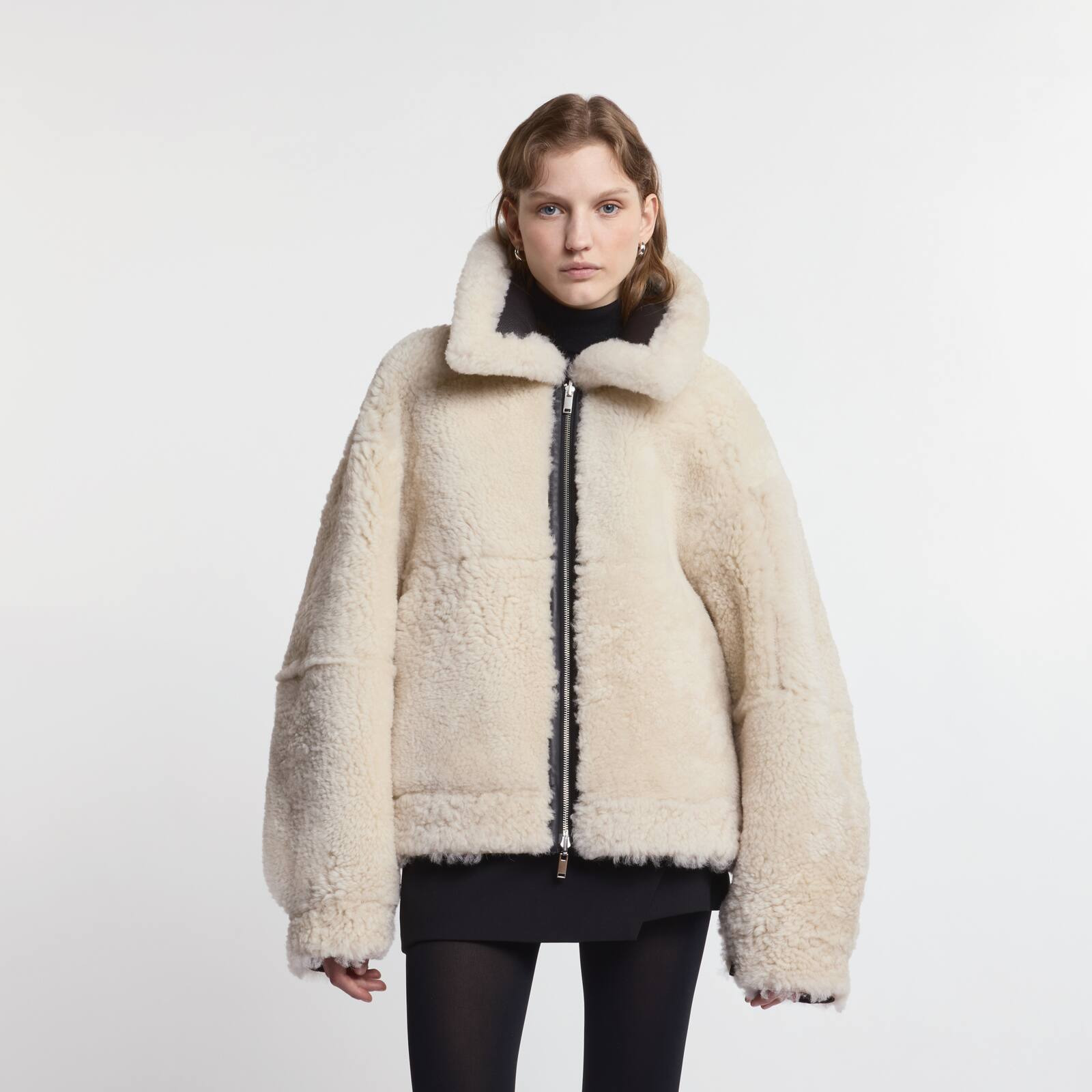 Jacket in reversible shearling - 6