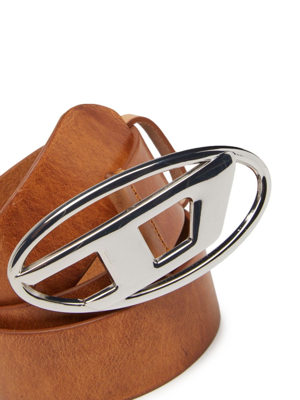 logo-buckle belt - 3
