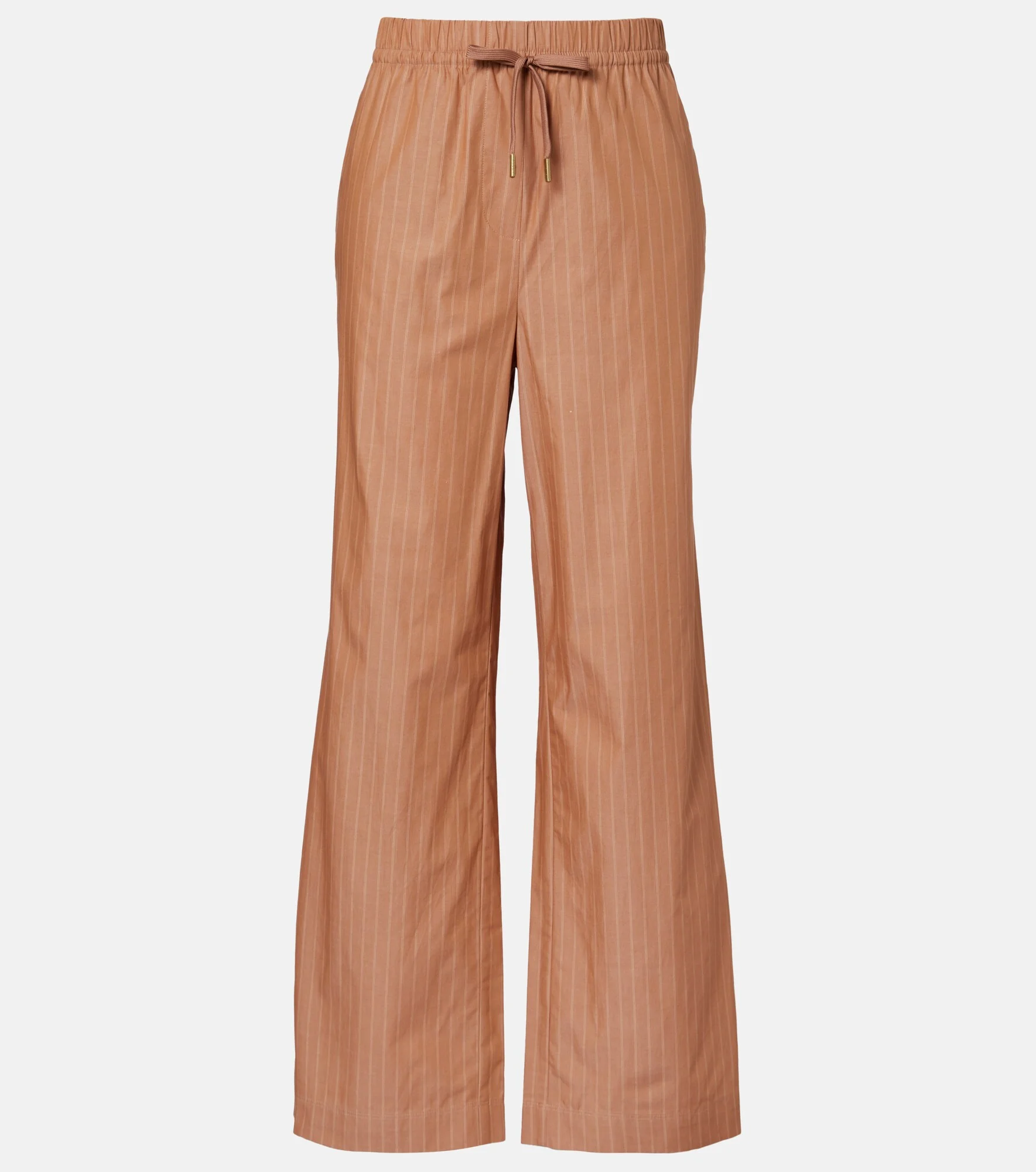 Rowan pinstripe cotton straight pants - 1