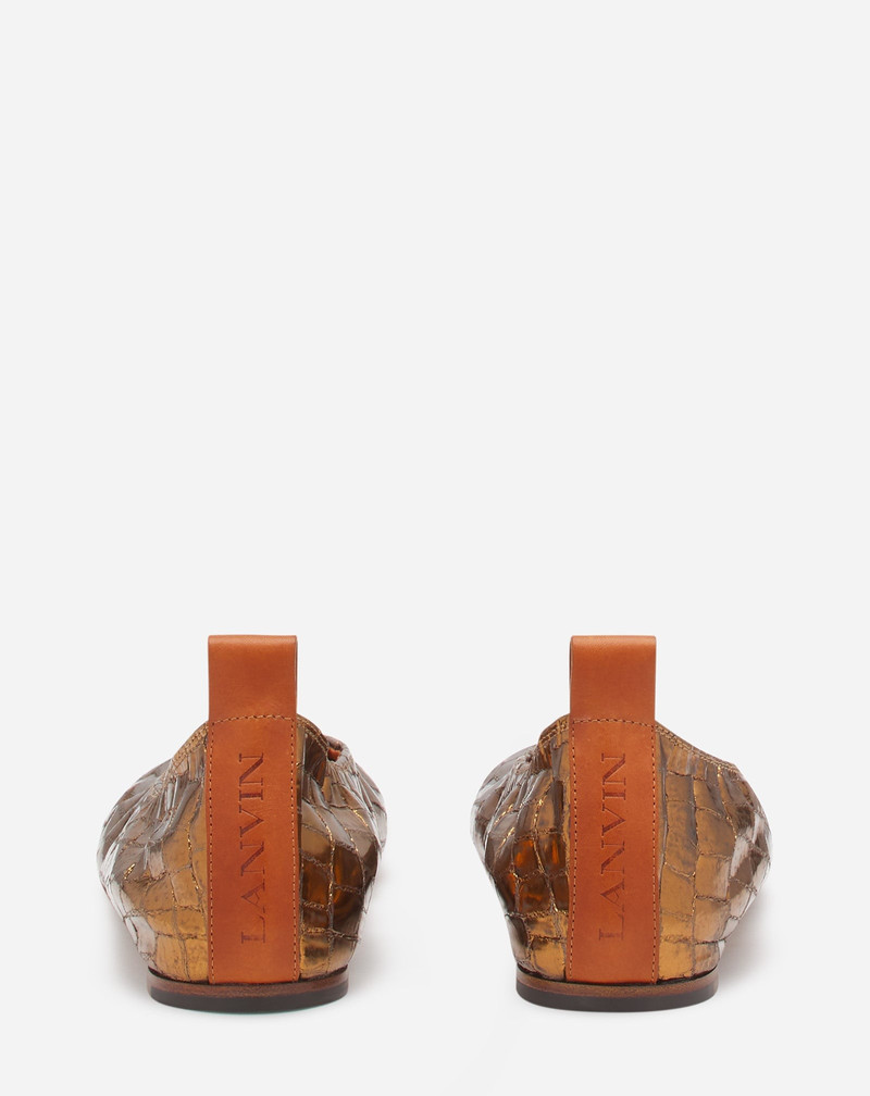 THE BALLERINA IN CROCODILE-EFFECT LEATHER 4