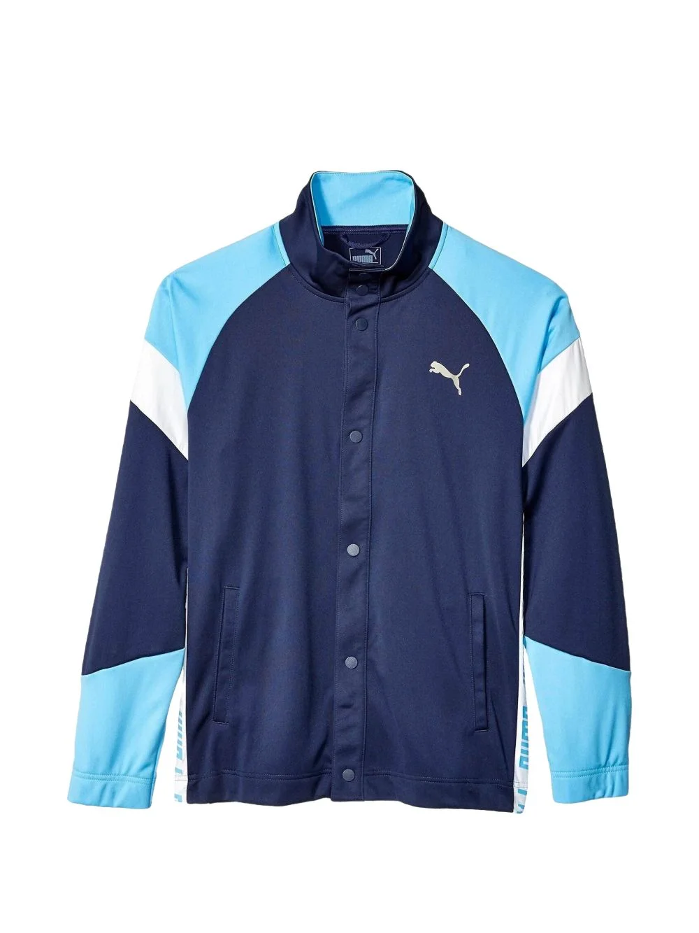 logo-detail buttoned shirt - 1