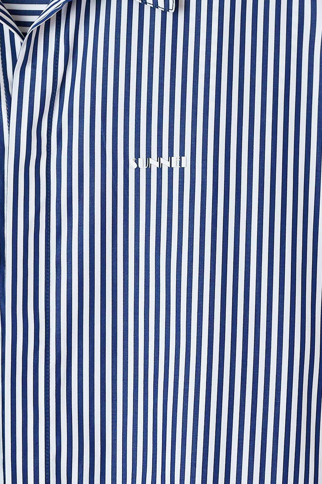OVER SHIRT / blue & white stripes - 4