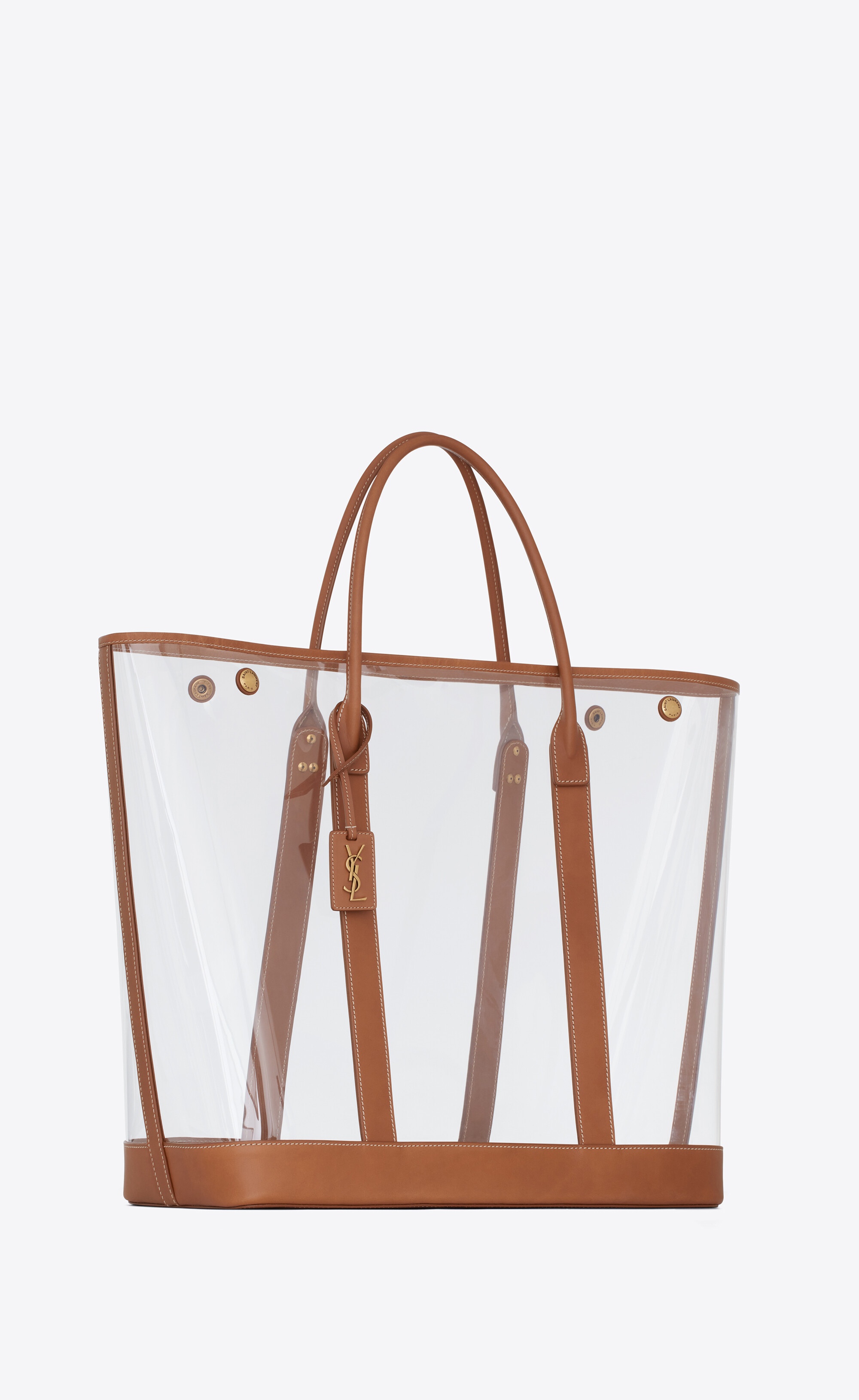 severine tote bag in vinyl and leather - 5