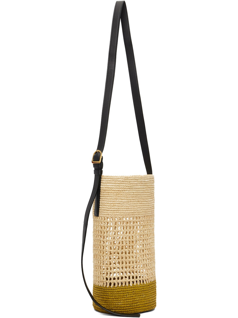 KHAITE Beige & Khaki Small Billie Bucket Bag outlook