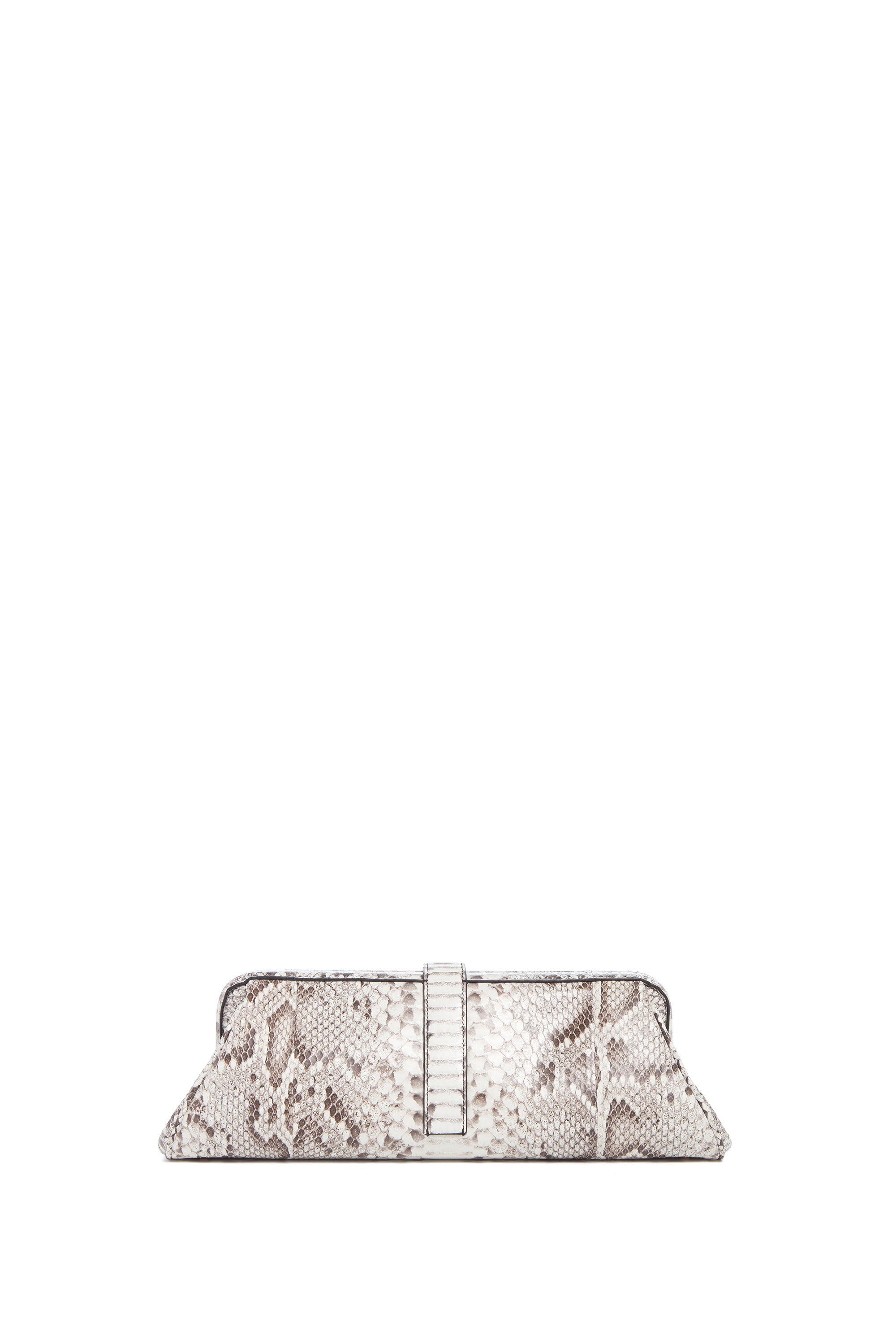 Paola Clutch in Black & White Inversa™ Snakeskin - 5