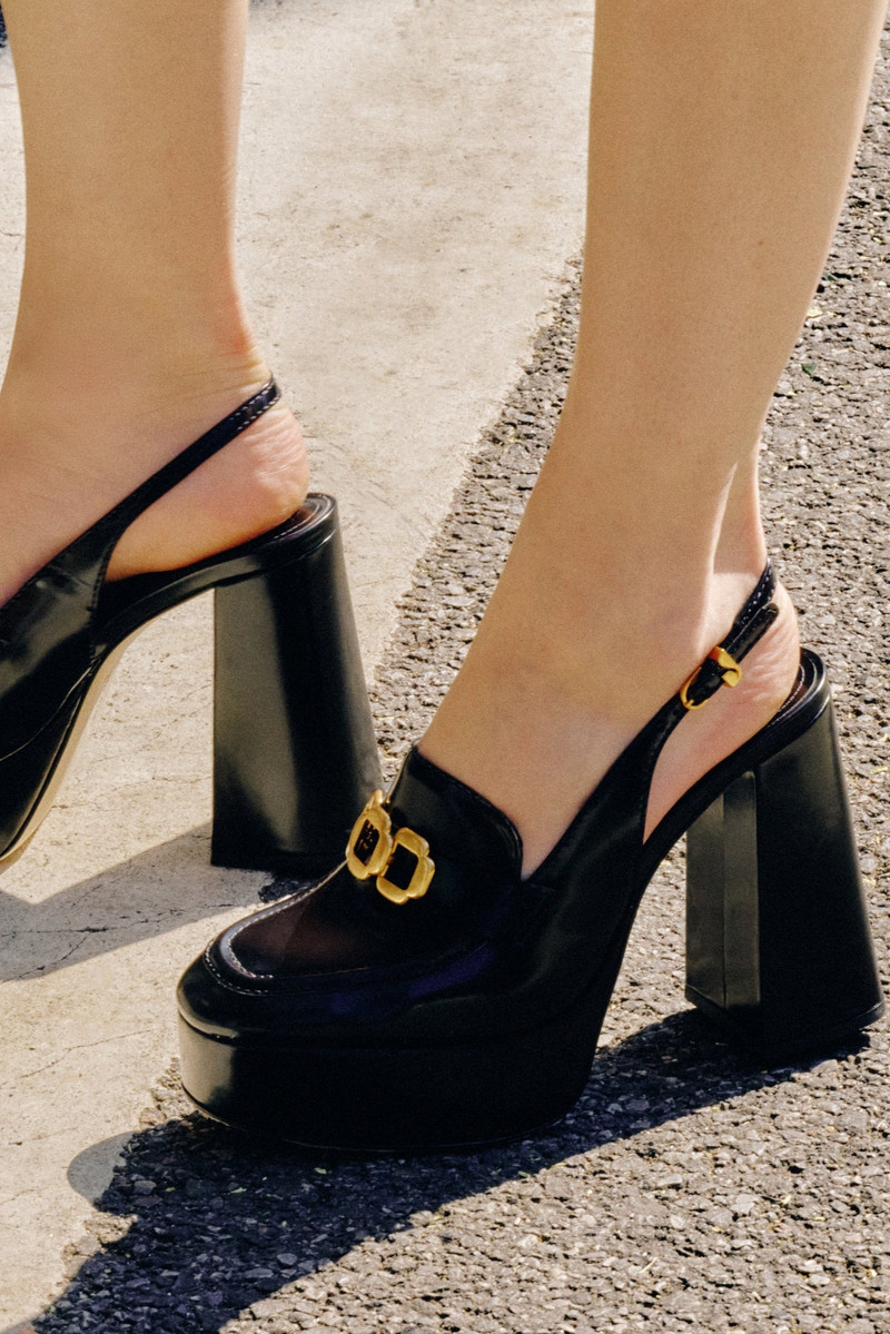 Larroudé Harrington Loafer Hi In Black Box Leather outlook