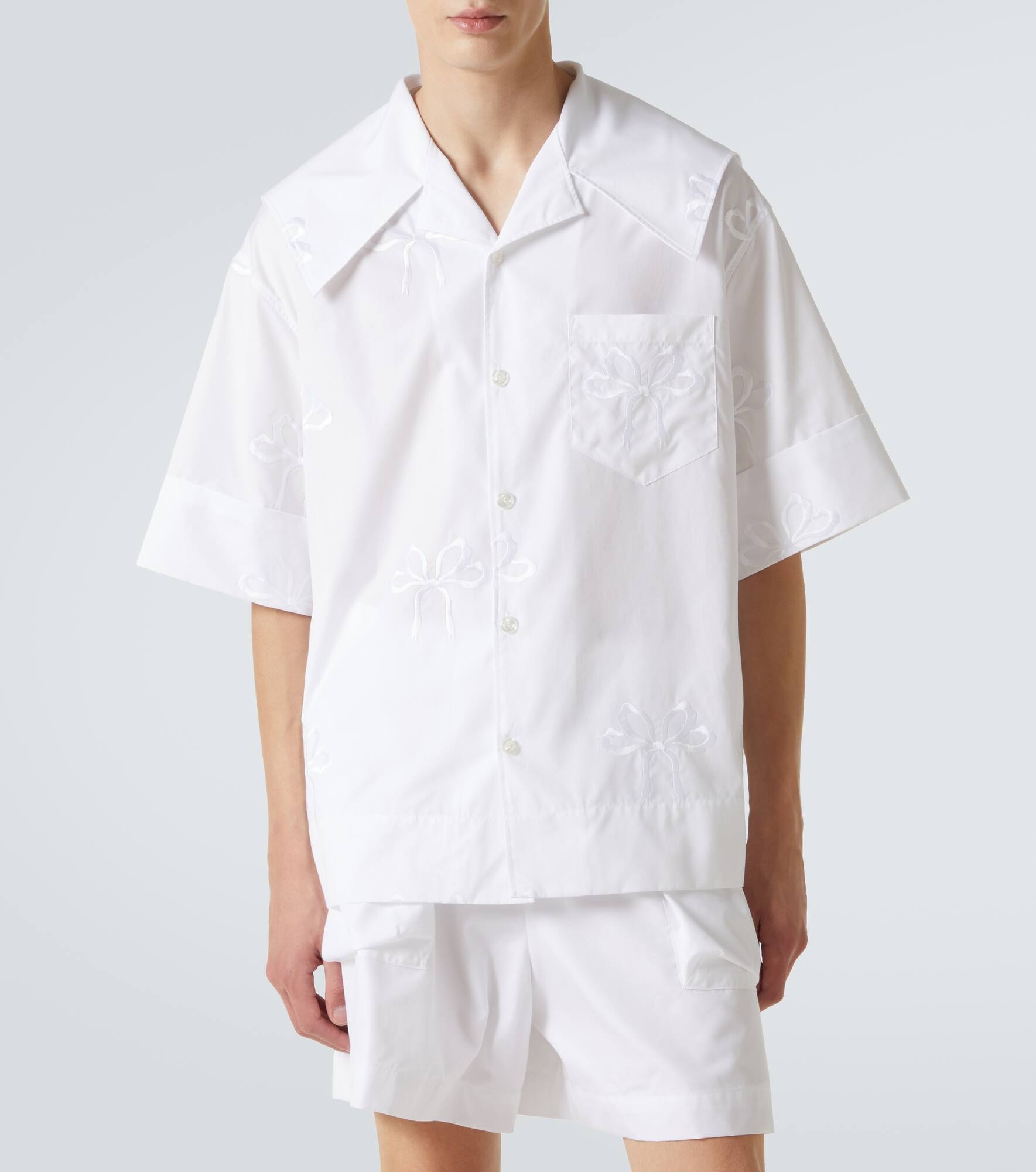 Embroidered cotton shirt - 3