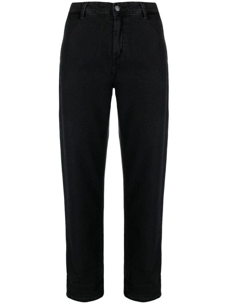 mid-rise tapered-leg jeans 1