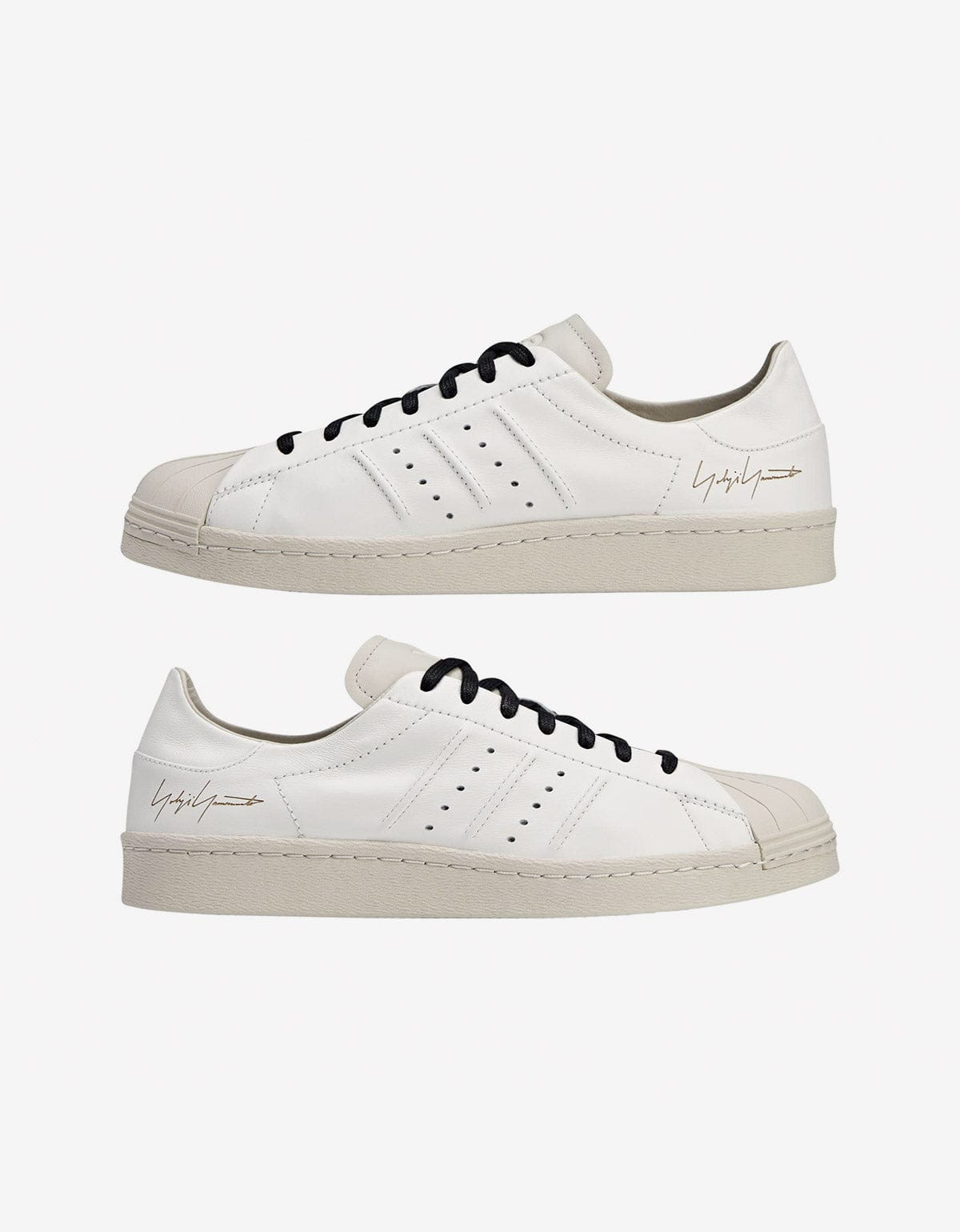 Y-3 White Superstar Trainers - 10