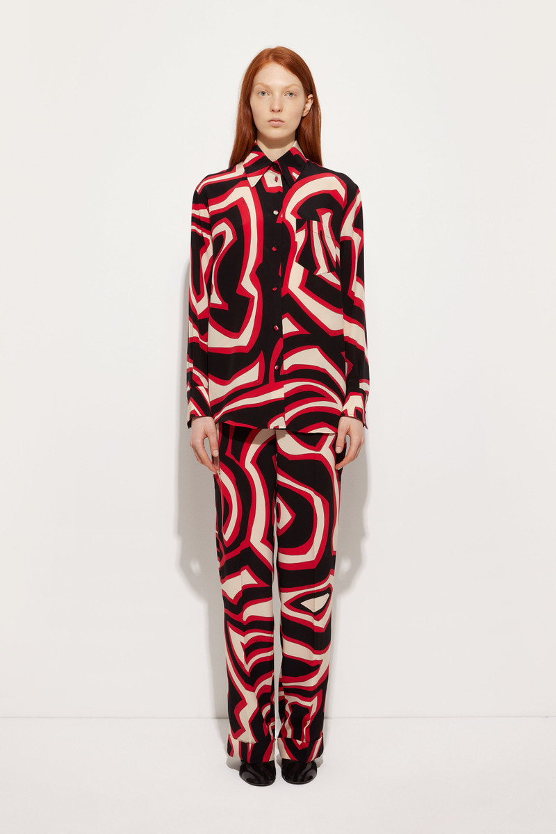 PUCCI LABIRINTO PRINT SILK PAJAMA TROUSERS outlook