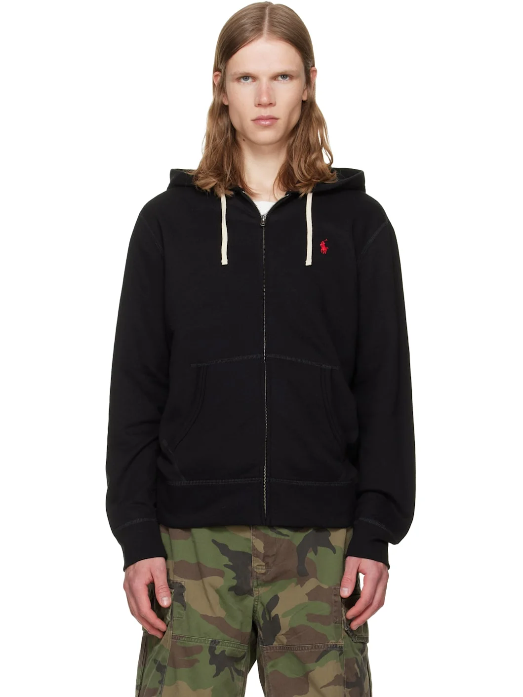 Black Fleece Full-Zip Hoodie - 1