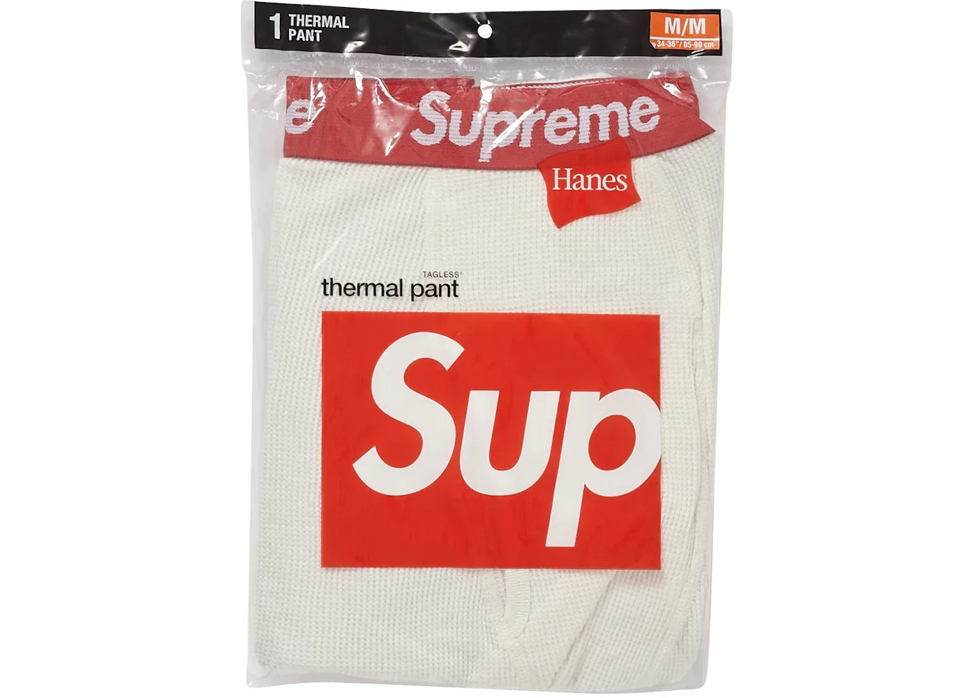 Supreme Hanes Thermal Pant (1 Pack) Natural - 1