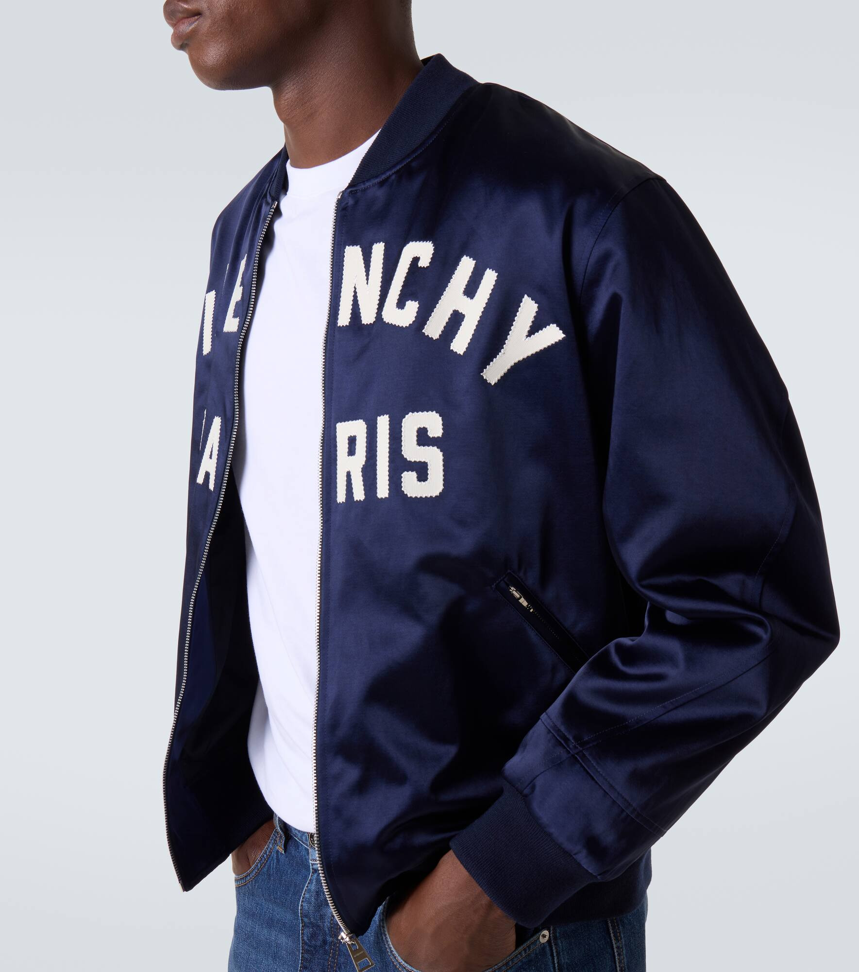 Givenchy Paris satin blouson - 6